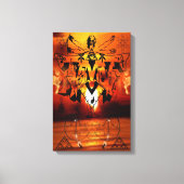 DMT SPIRITUELE GRAFFITI-CANVAS-ILLUMINATIE CANVAS AFDRUK (Voorkant)