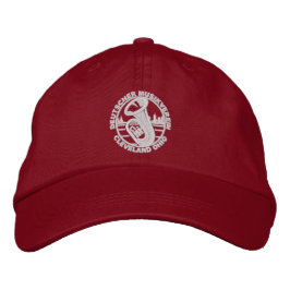DMV Baseball Hat White Logo. Geborduurde Pet