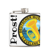 DMV Festive 6oz Flask Heupfles (Voorkant)