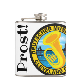 DMV Festive 6oz Flask Heupfles