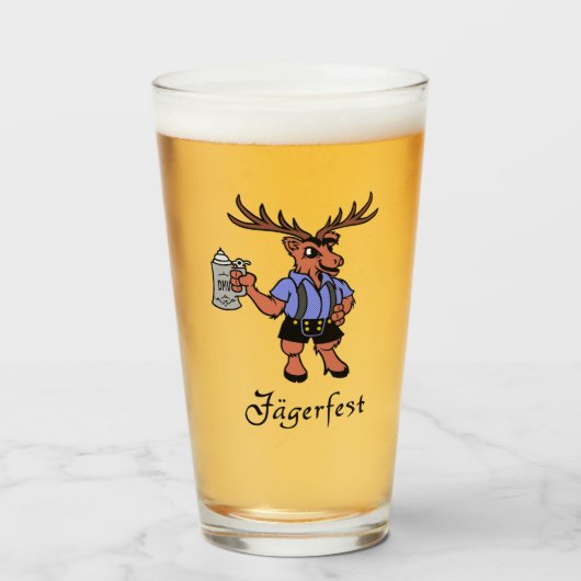 DMV Jägerfest Glass Tumbler (Voorkant gevuld)