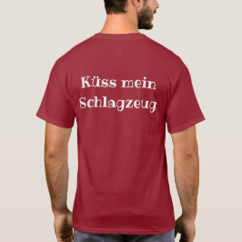 DMV Küss mein Schlagzeug Shirt Dark