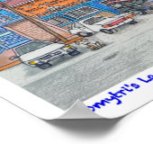 Dmytri's La Fonda Hotel en Restaurant Poster (Hoek)