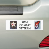 DMZ COMBAT VETERAN BUMPERSTICKER (Op auto)