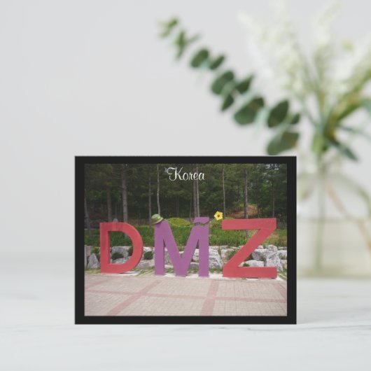 dmz korean briefkaart (Staand voorkant)