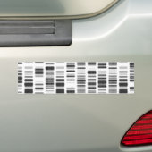DNA-afdrukken - Bumpersticker (Op auto)