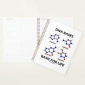 DNA-basen voor de moleculaire structuur van het le Planner (Display)