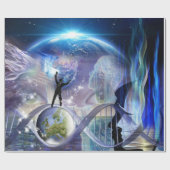 DNA-bewustmakingsontwerp Cadeaupapier (Vlak)