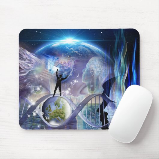 DNA-bewustmakingsontwerp Muismat (Met muis)