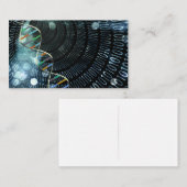 DNA binaire code Visitekaartje (Voorkant / Achterkant)