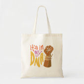 Dna Black History Maand Fist Tote Bag (Voorkant)