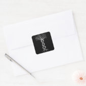 DNA Boom Vierkante Sticker (Envelop)