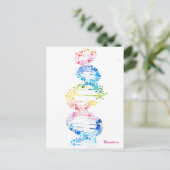 DNA, de spiraal van het leven Briefkaart (Staand voorkant)