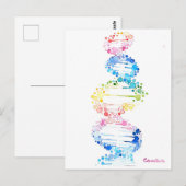 DNA, de spiraal van het leven Briefkaart (Voorkant / Achterkant)