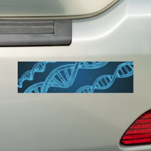 DNA Double Helix Bumpersticker (Op auto)