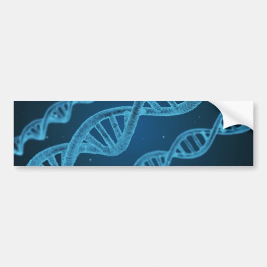 DNA Double Helix Bumpersticker (Voorkant)