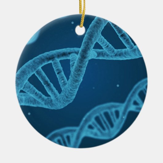 DNA Double Helix Keramisch Ornament (Voorkant)