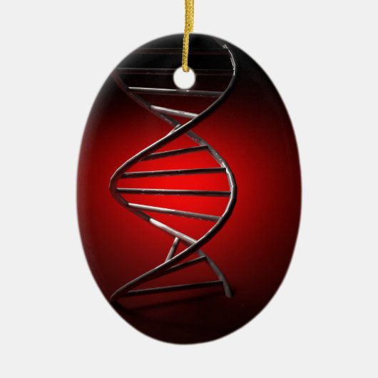 DNA Double Helix Keramisch Ornament (Voorkant)