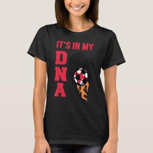 DNA England Het is in My DNA England Flag Football T-shirt