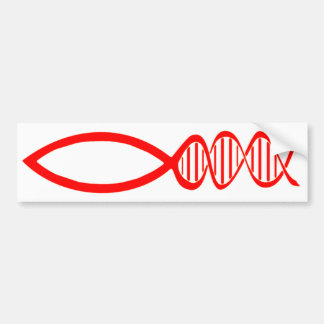 DNA Fish Bumpersticker