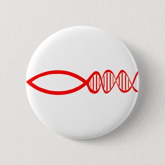 DNA Fish Button (Voorkant)