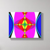 DNA - Fractal Art Canvas Afdruk (Voorkant)