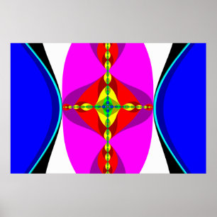 DNA - Fractal Art Poster