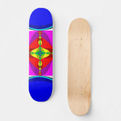 DNA - Fractal Art Skateboard (Voorkant)