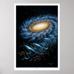 DNA Galaxy Print