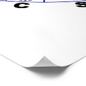 DNA-genetische code Cirkel Gene Codon aminozuur Poster (Hoek)