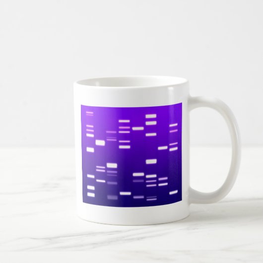 DNA-genetische code Paars Koffiemok (Rechts)