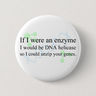 "DNA Helicase" Ronde Button 5,7 Cm