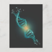 DNA-helix genetica Deoxyribonucleïnezuur Molecuul Briefkaart (Voorkant)