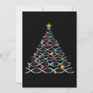 DNA-helix kerstboom biologie wetenschap leraar Kaart