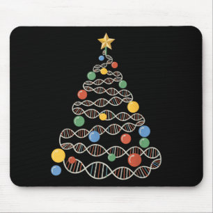 DNA Helix Kerstboom Wetenschapper Biologie Wetensc Muismat