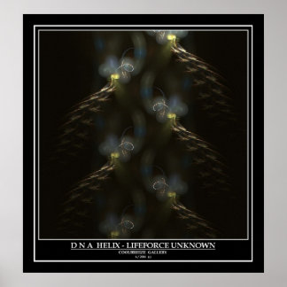 DNA HELIX - LIFEFORCE ONBEKEND POSTER