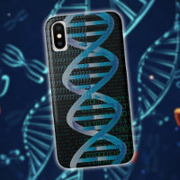 DNA ID Blauwe Wetenschap Modern Cool