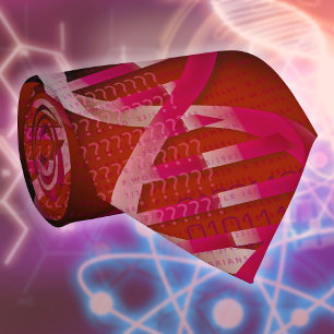 DNA ID Red Medical Science Stropdas