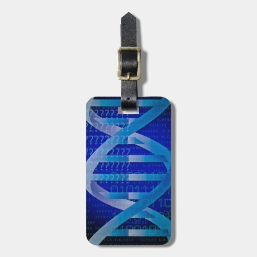 DNA ID Wetenschap Bagagelabel (Voorkant verticaal)
