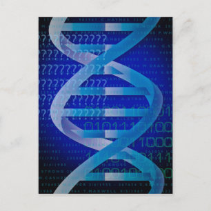 DNA ID Wetenschap Briefkaart