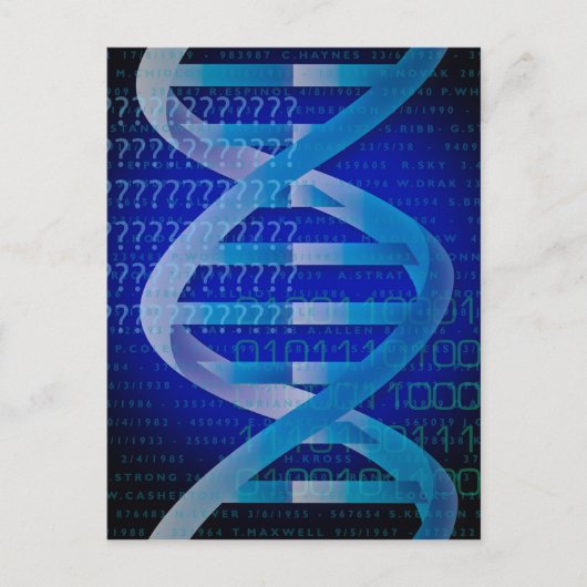 DNA ID Wetenschap Briefkaart (Voorkant)