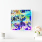 DNA-kunstcode Vierkante Klok (Huis)