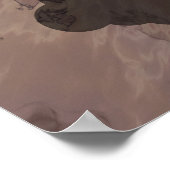 DNA op Stone Poster (Hoek)