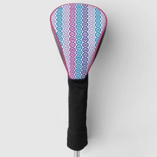 DNA-patroon Golfheadcover (Voorkant)