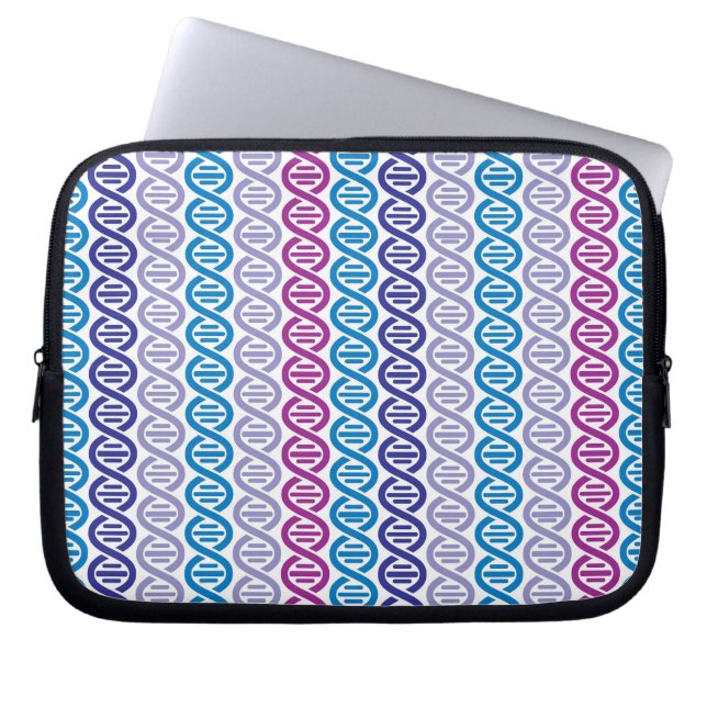 DNA-patroon Laptop Sleeve (Voorkant)