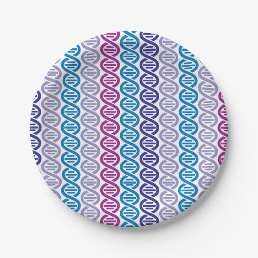 DNA-patroon Papieren Bordje (Voorkant)