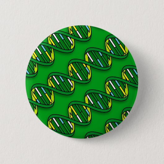 DNA Pattern Medical Science Ronde Button 5,7 Cm (Voorkant)