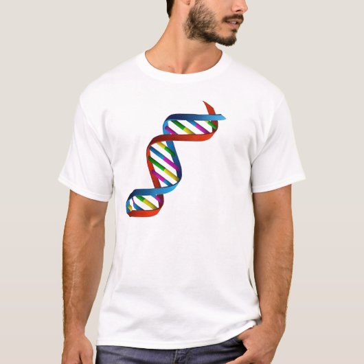 DNA Sequence Science Unisex Shirt, Bio DNA Code T-shirt (Voorkant)