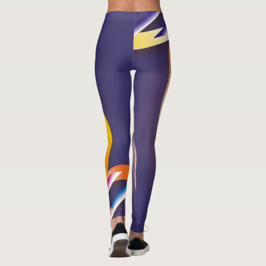 DNA Spiraal Wetenschap Leggings (Achterkant)
