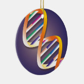 DNA Spotlight Medische Wetenschap Keramisch Ornament (Rechts)